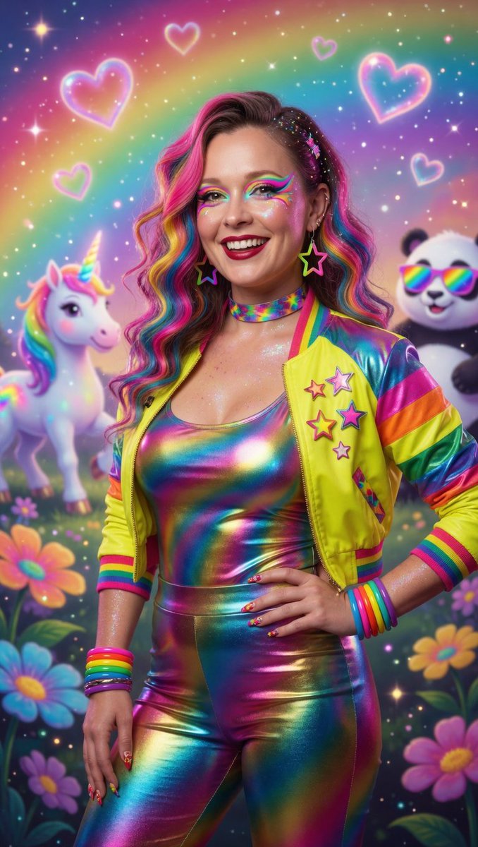Radiant Fantasy Reimagined: A Lisa Frank Editorial Photoshoot