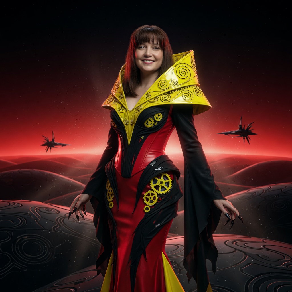 Futuristic Couture on Alien Horizons