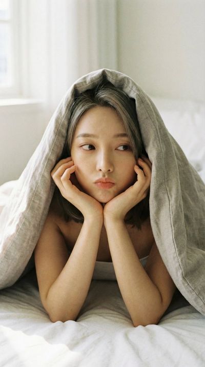 Embrace the Comfort: A Quiet Moment in Bed