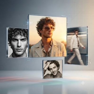 Ultra-Modern Luxury Fashion: Fragmented Reality Explored