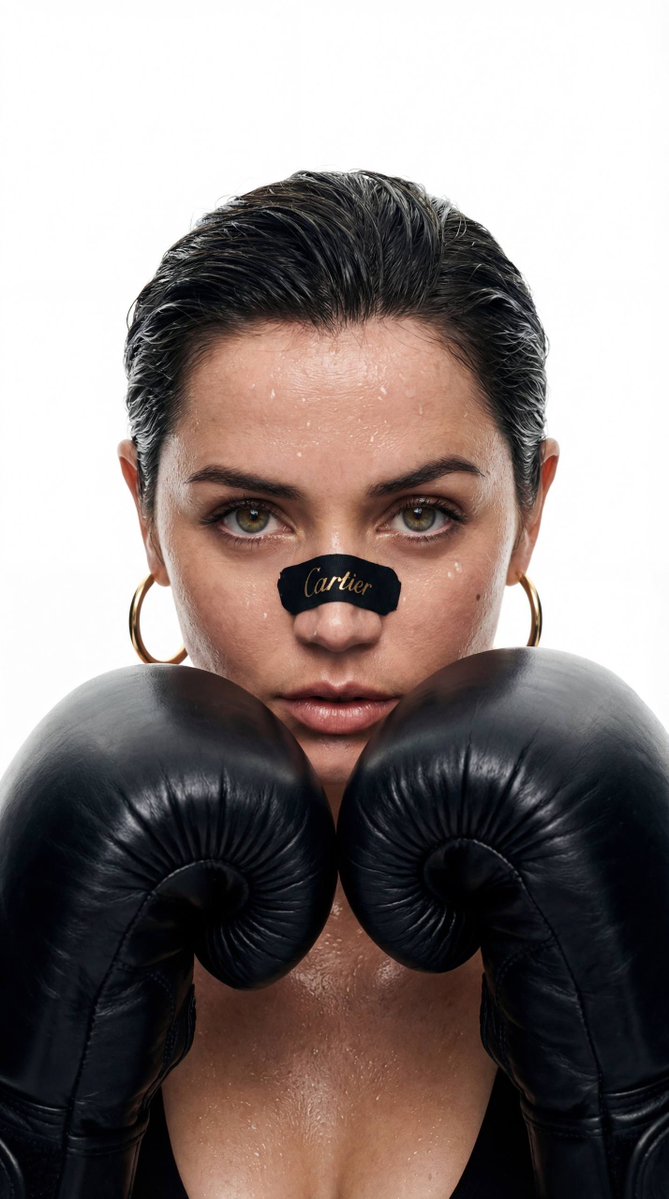 Fierce Elegance: The Boxer in a Glamorous Light