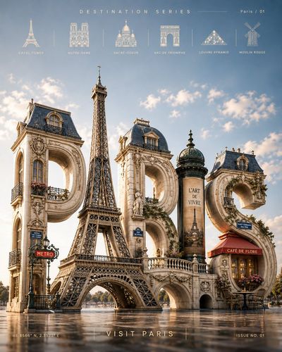 Transforming Cities: A Luxury 3D Typography Experience