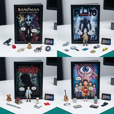 Death Note Reimagined: A 3D Graphic Novel Diorama Experience