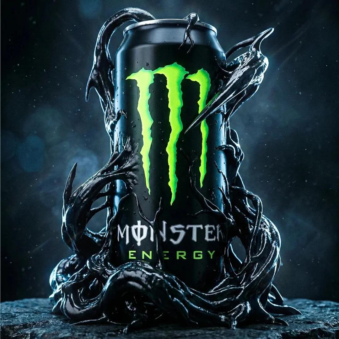 Symbiotic Fusion: Monster Energy Meets Alien Venom