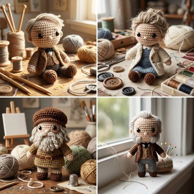 Amigurumi Inventors: Crafting History's Geniuses in Yarn