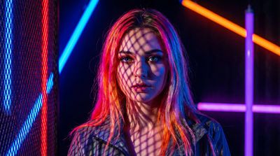 Neon Souls: Cinematic High-Contrast Portrait Alchemy