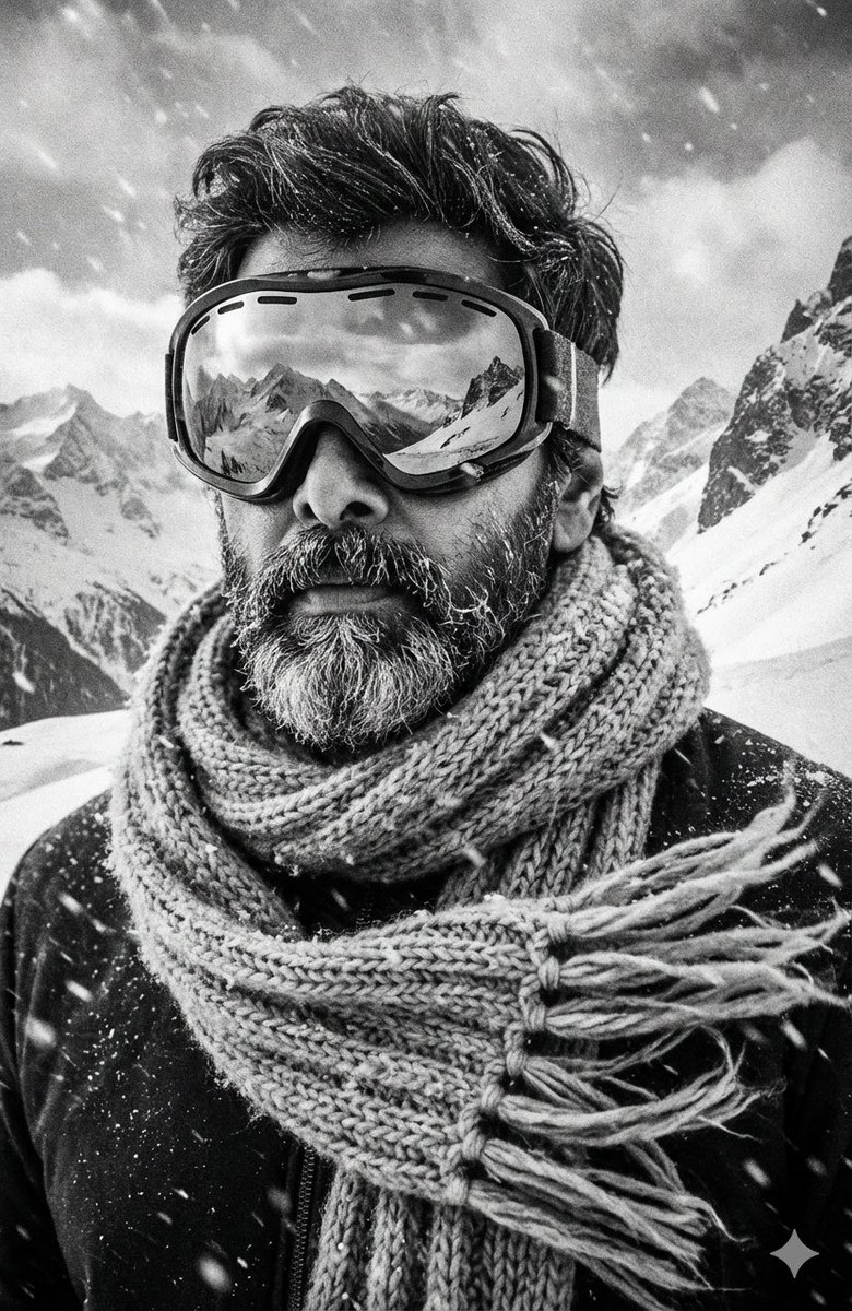 Frozen Reflections: A Cinematic Winter Portrait
