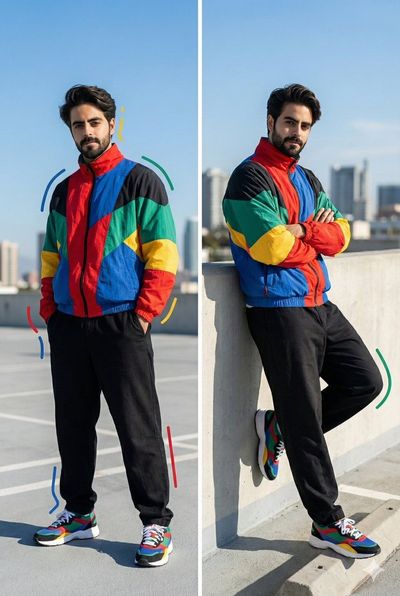 Urban Chic: A Fashionable Rooftop Stroll