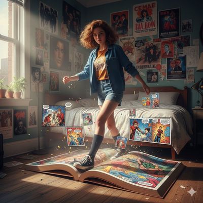 Stepping Into the Story: A Comic Book Reality