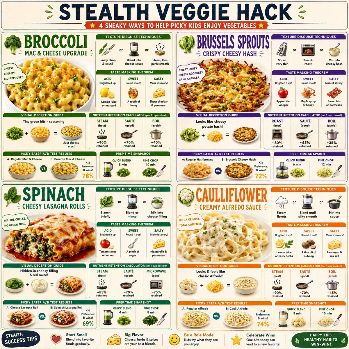 Clever Veggie Hacks for Picky Eaters