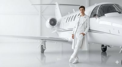 Luxury in White: A Cinematic Portrait of Modern Elegance