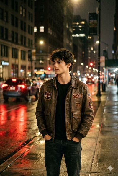 City Nights: A Young Man in Motion