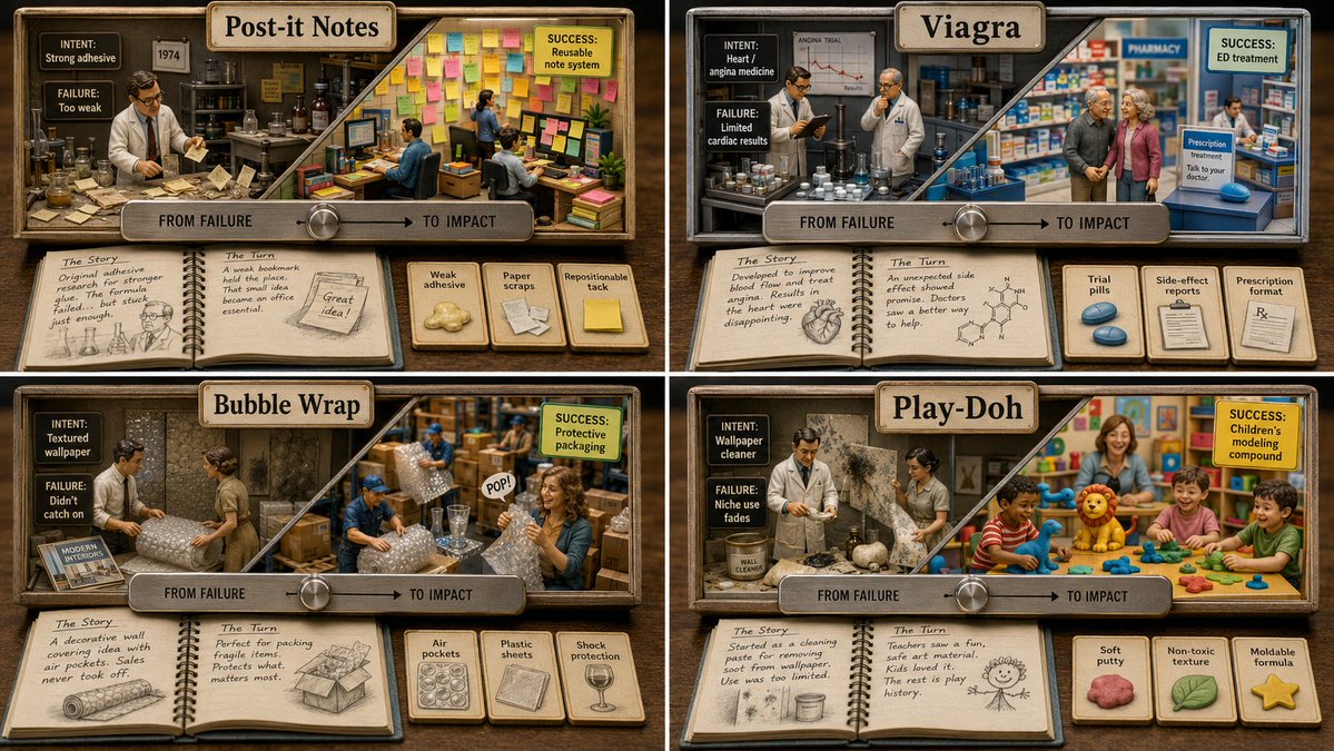 A diagonal slider reveals a failed lab scene turning vibrant