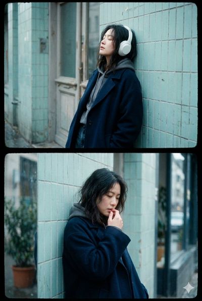 Urban Serenity: A 35mm Portrait of Quiet Reflection