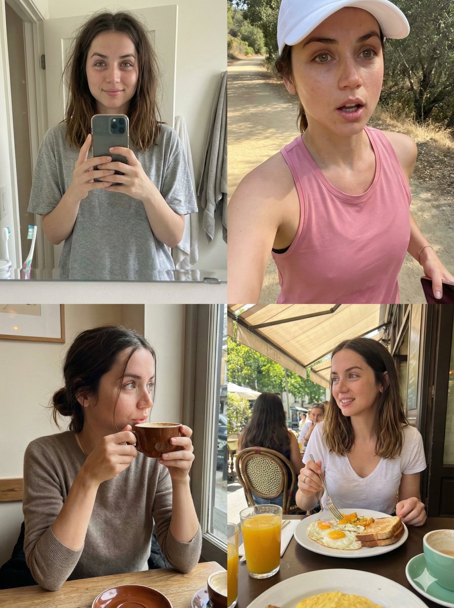 Ana de Armas: A Day in Four Quadrants