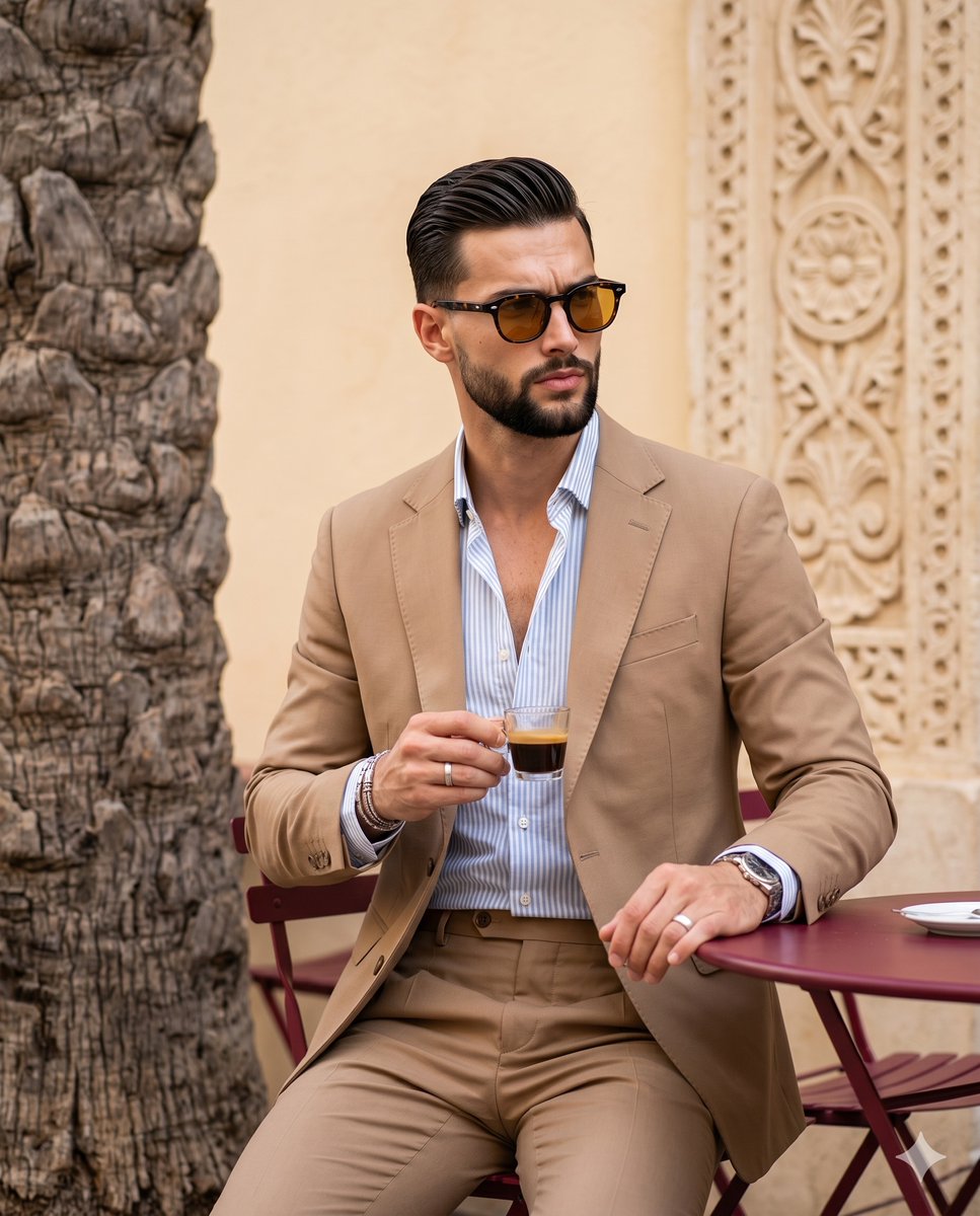 Effortless Elegance: A Modern Mediterranean Moment