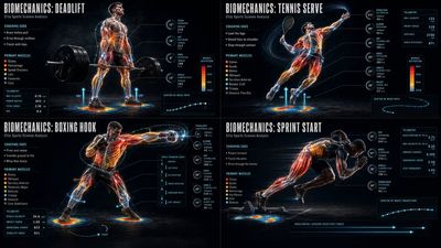 Athlete's muscle activation visualized via thermal x-ray HUD