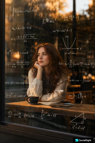 Contemplation in the Café Light