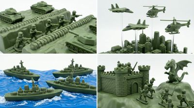 Battlefields Reimagined as Toy Sculptures