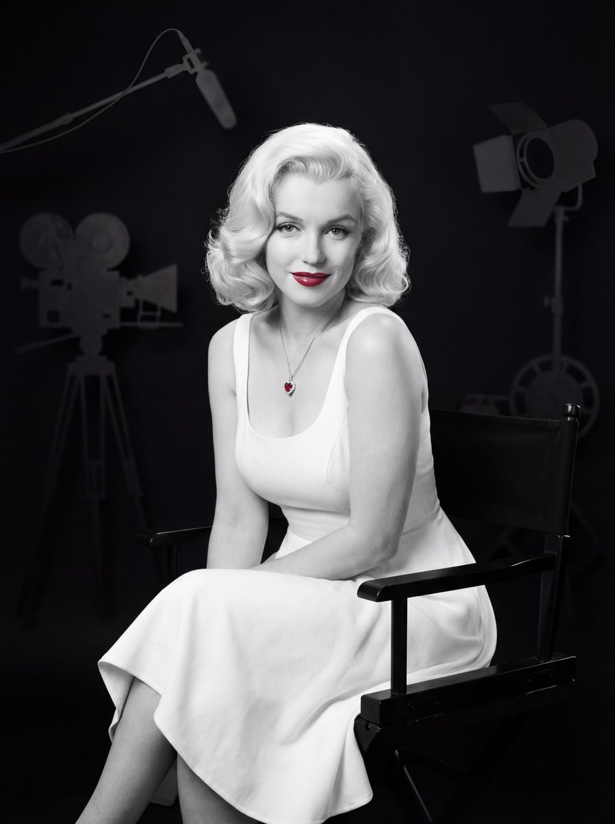 Timeless Elegance: A 1950s Hollywood Icon Reimagined
