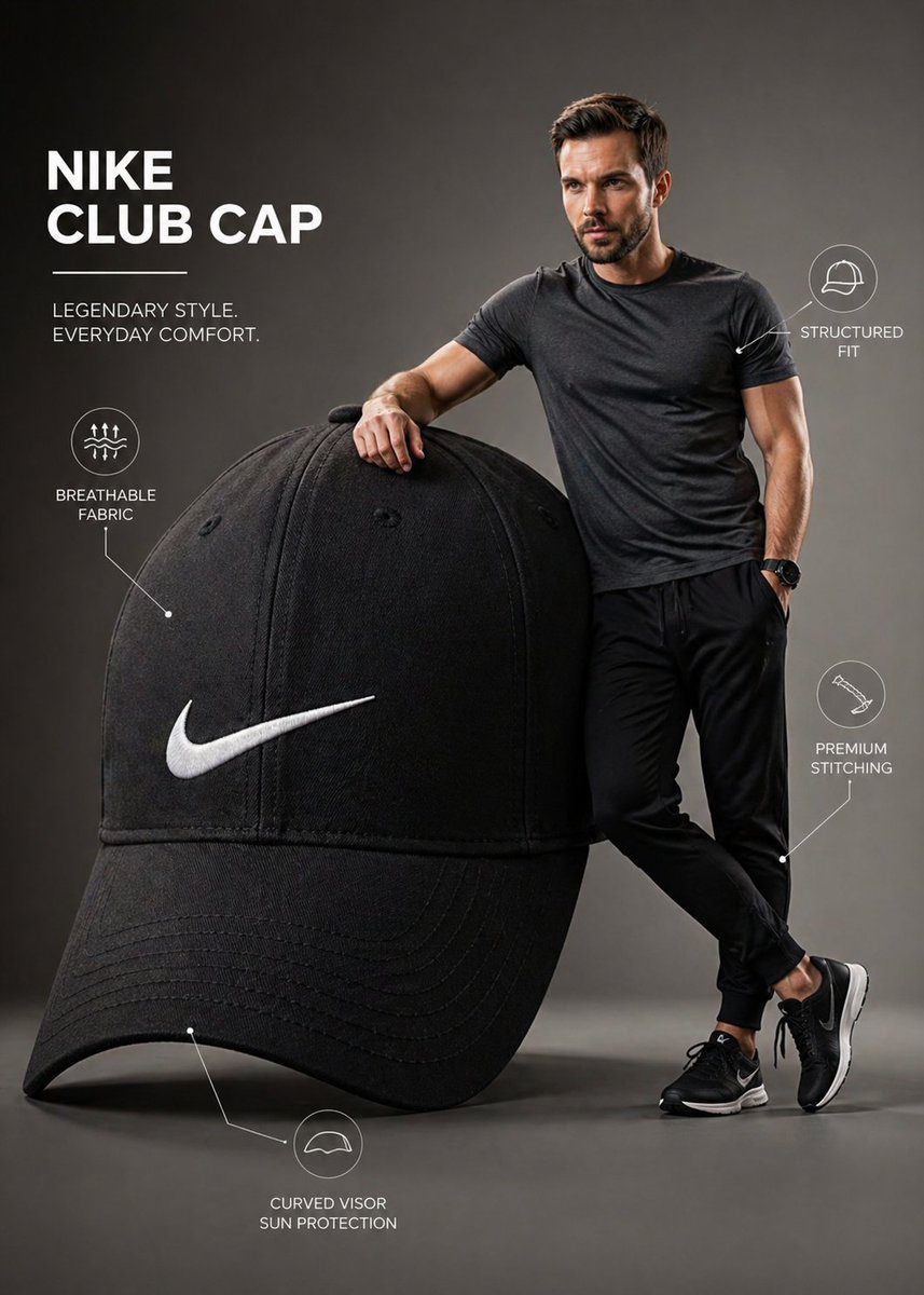 Oversized Confidence: The Nike Cap Experience