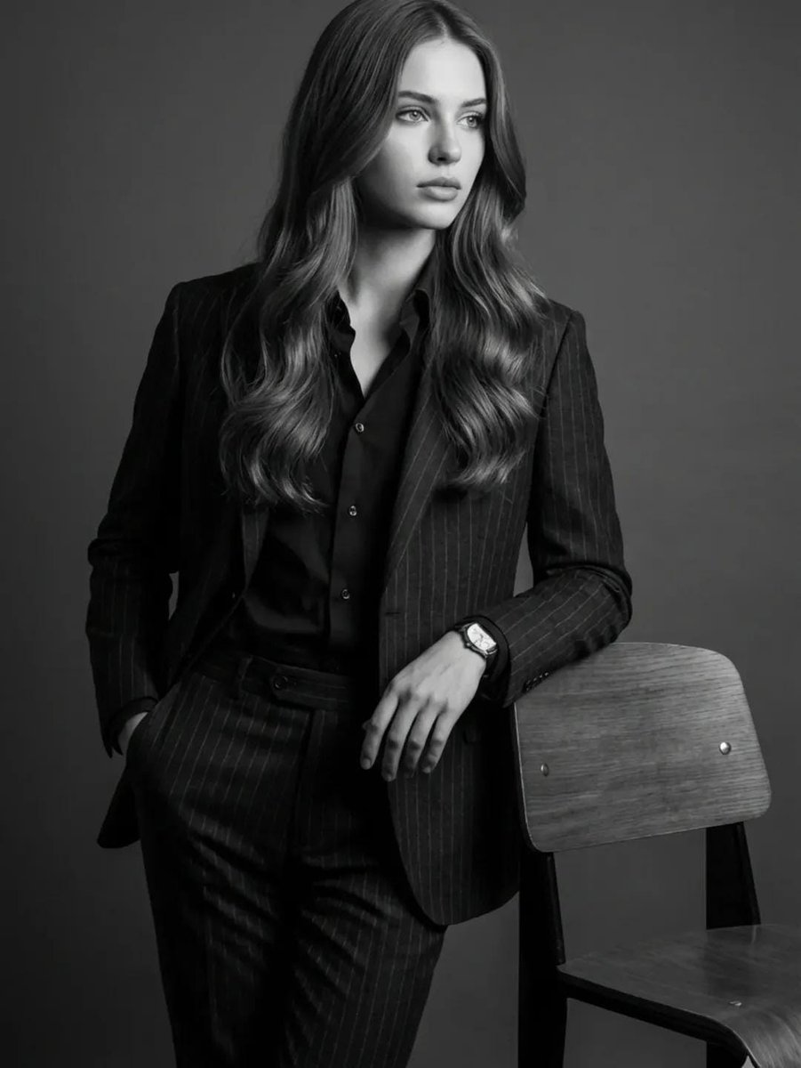 Timeless Elegance: A Portrait in Black and White