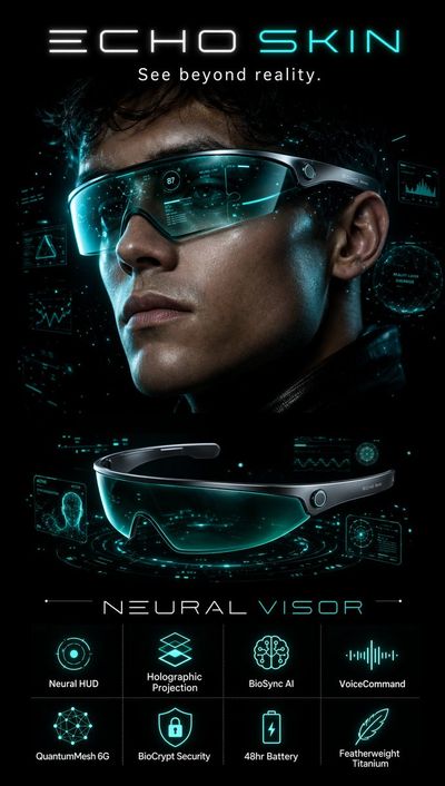 ECHO SKIN: The Future of Neural Visors Unveiled