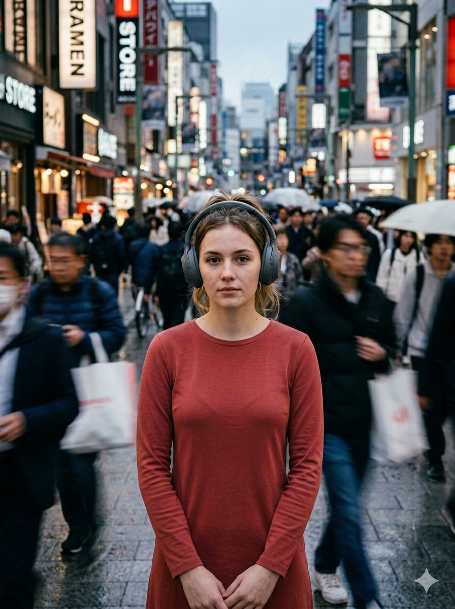 Stillness Amidst Tokyo's Vibrance