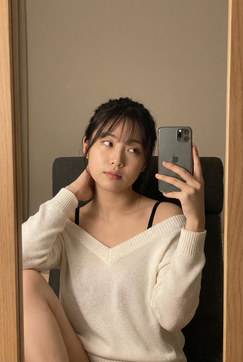 Reflections of Relaxation: A Smartphone Selfie