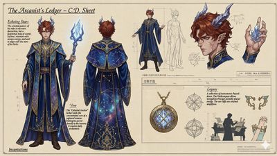 The Arcanist's Ledger: Character Design Unveiled