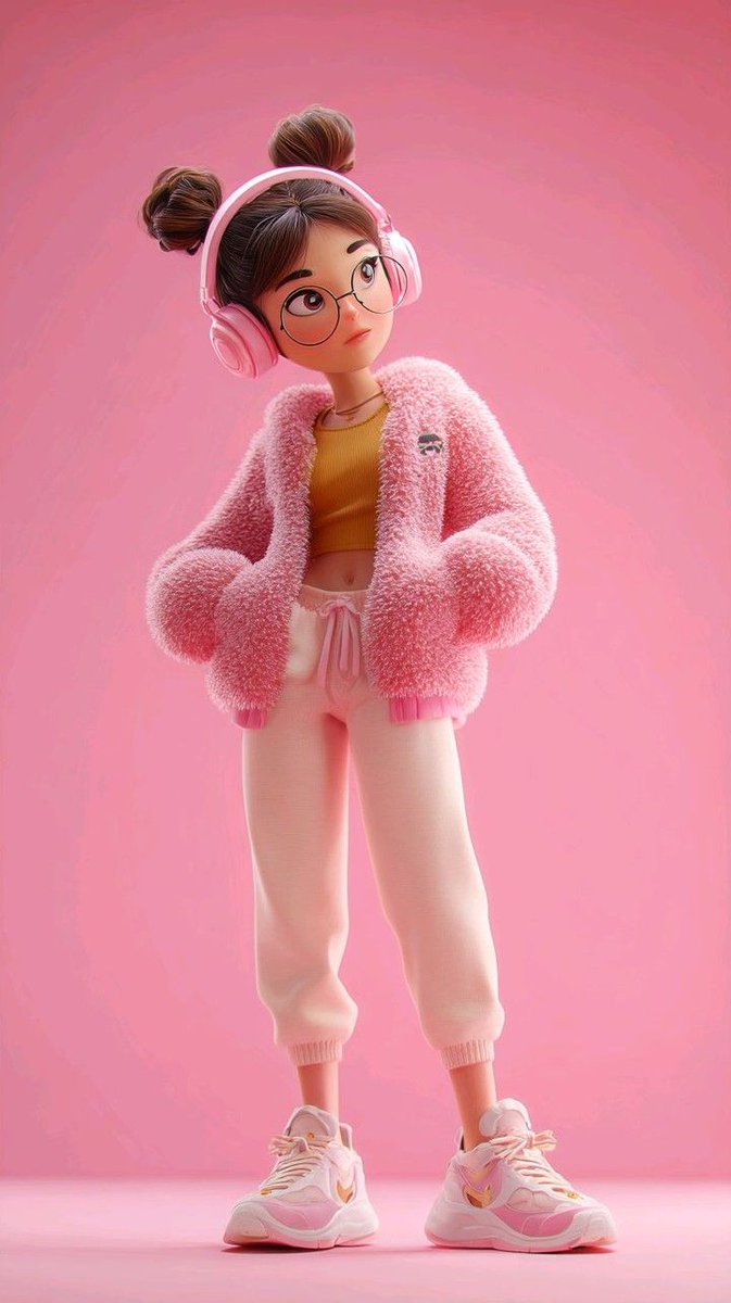 Charming 3D Character Series: A Cozy Fashion Adventure