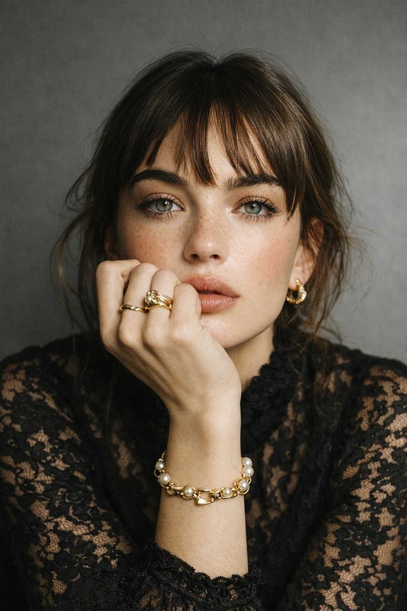 Elegance in Detail: A Portrait of Youth