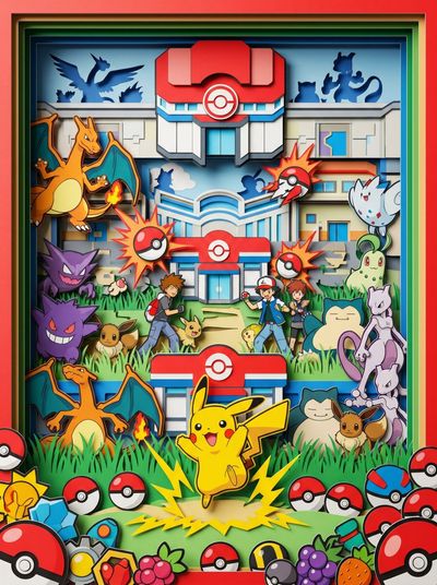 Vibrant Layers of Pokémon Adventure