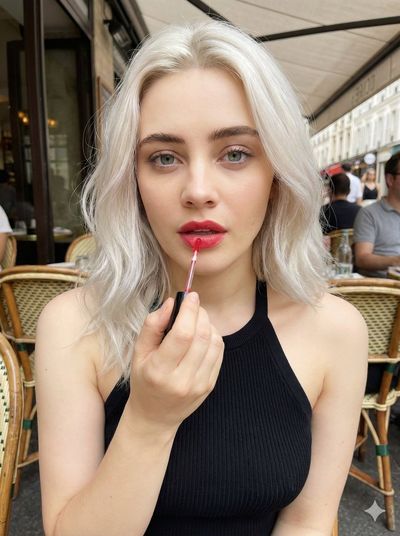 Glossy Charm: Café Beauty in Focus