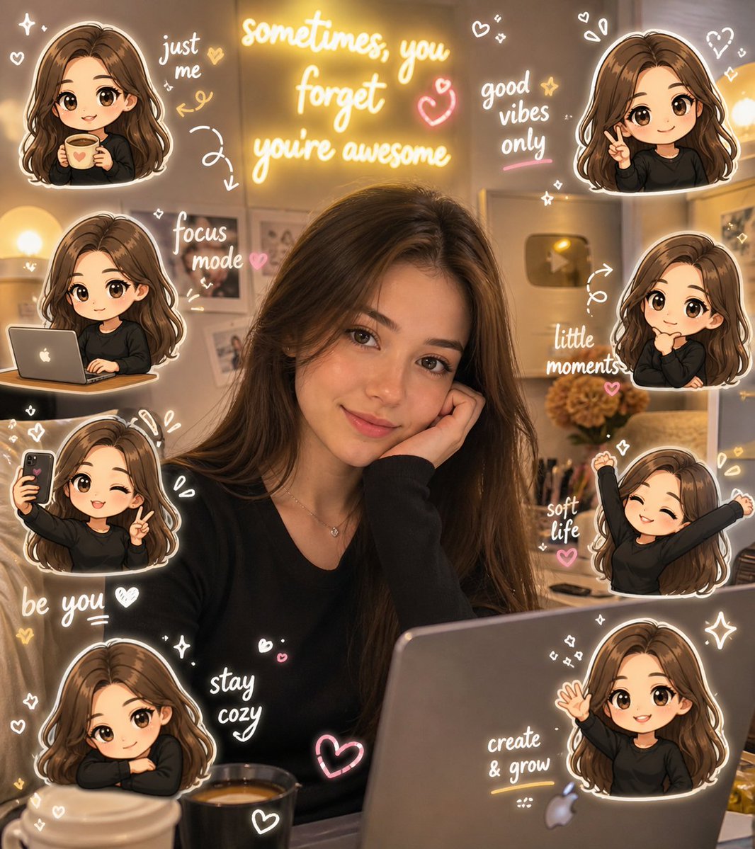 Chibi Me: A Cozy Scrapbook Vibe