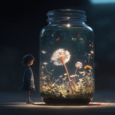 Whimsical Wonders in a Jar