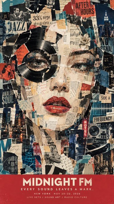 Craft a Stunning Vintage Collage Poster with Intricate Details