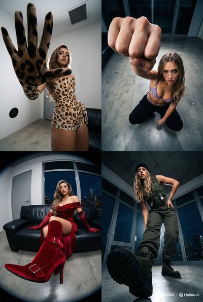 Dramatic Transformation of Tate McRae in Bold Cinematic Styles