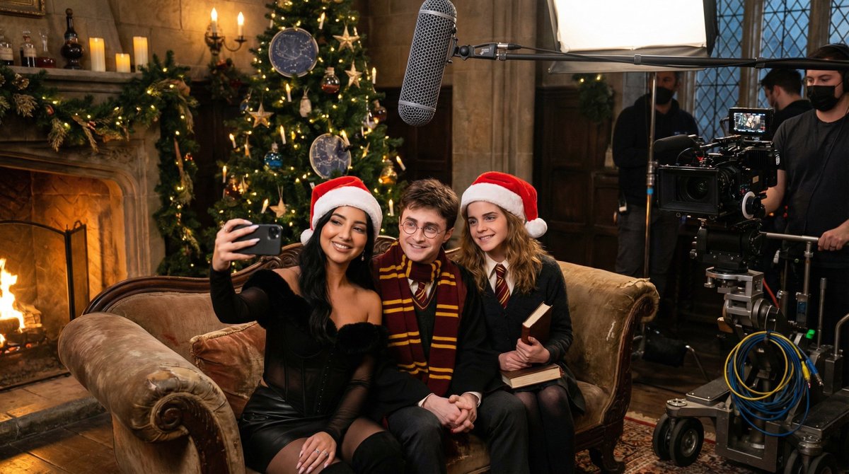 Whimsical Wizardry: Couch Selfie Behind the Scenes