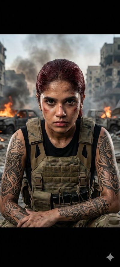 Fierce Resilience: A Soldier's Grit in Chaos