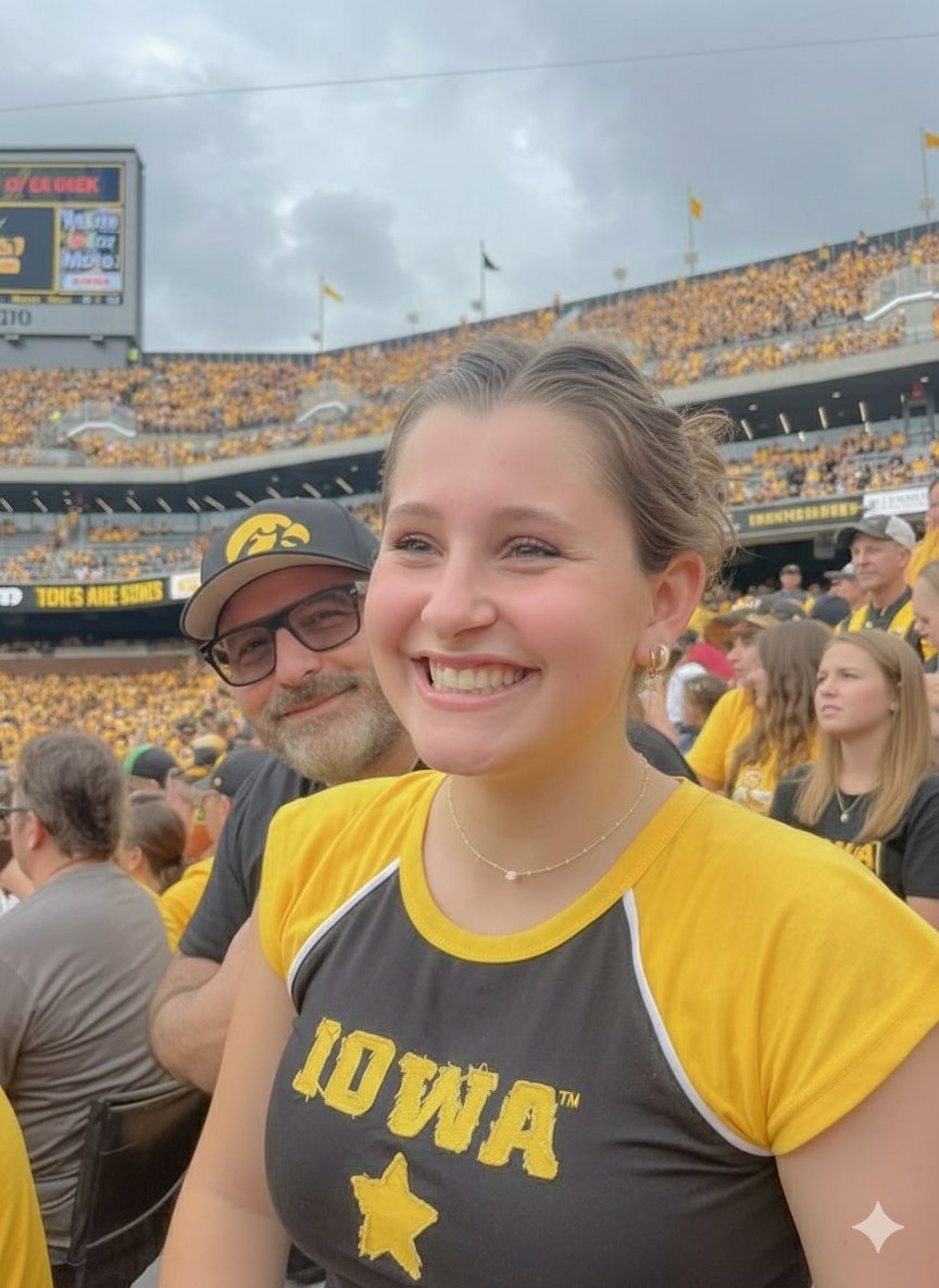 Game Day Glow: A Selfie in the Crowd