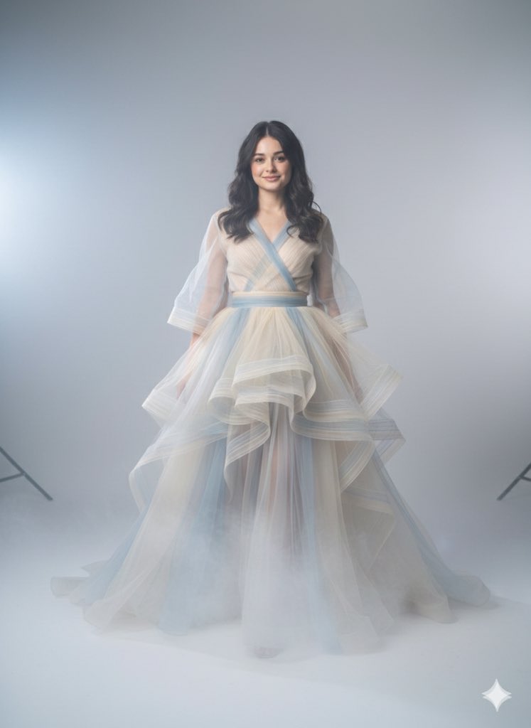 Ethereal Elegance in Misty Couture