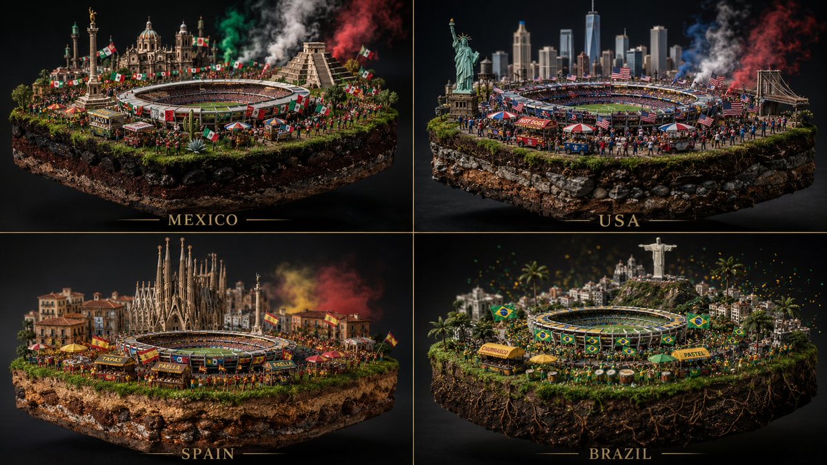 A 3D typographic sculpture of 26 formed from messy matchday foods