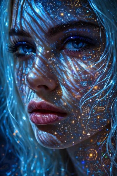 Neon Noir: A Captivating Portrait