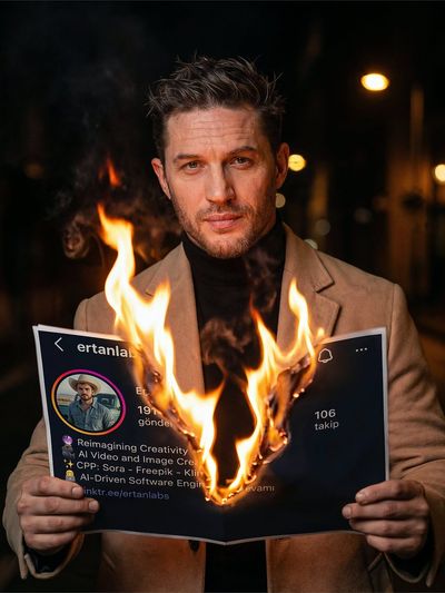 Burning Identity: A Portrait of Confidence