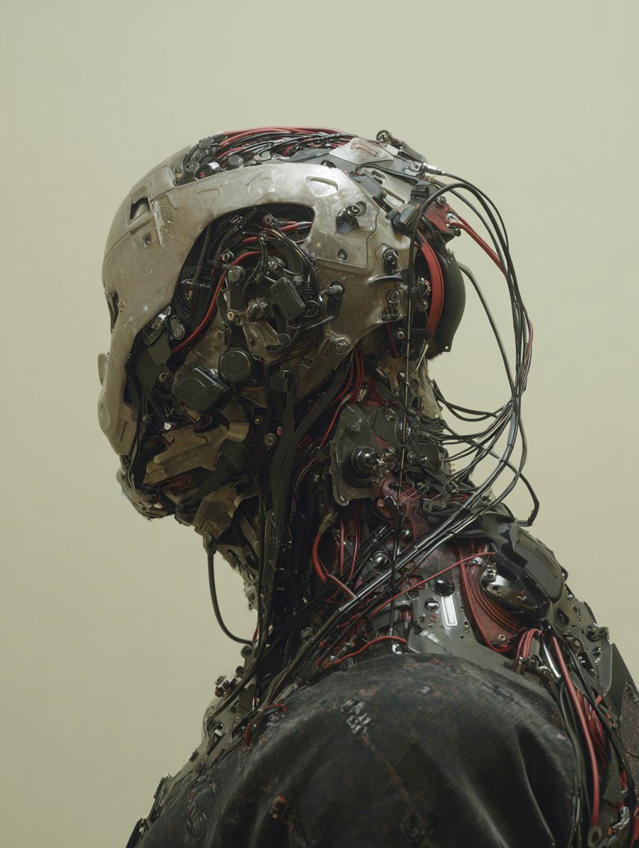 Mechanical Reverie: A Humanoid Portrait