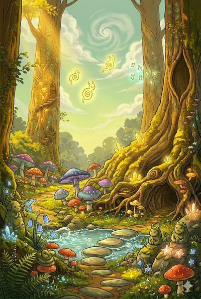 Enchanted Haven: A Whimsical Cottage in the Forest