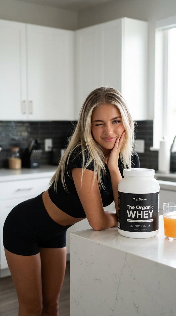 Playful Fitness Vibes in a Chic Kitchen