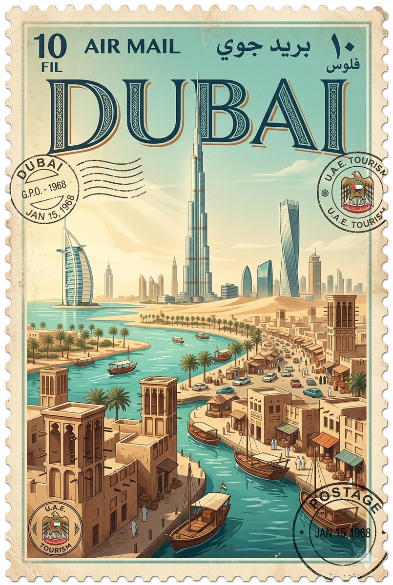 Nostalgic Voyage: Vintage Travel Stamp Art