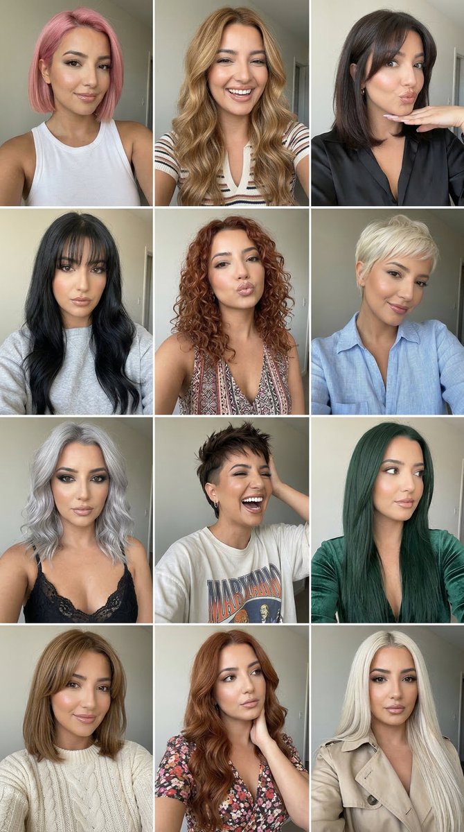 A Stylish Showcase of Selfie Diversity